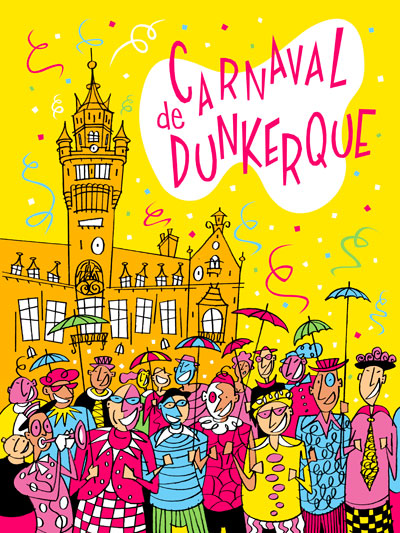 Affiche carnaval de Dunkerque