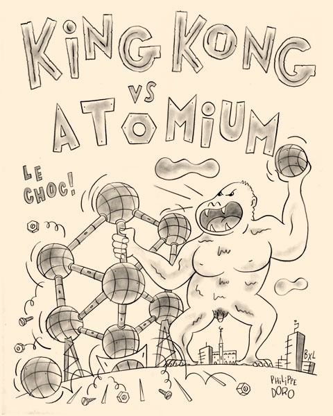 King Kong vs Atomium